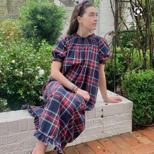 Hill house Caroline nap dress tartan xs